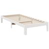 vidaXL Estructura de cama familiar sin colch&oacute;n blanco 270x200 cm