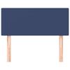 vidaXL Cabecero de tela azul 100x5x78/88 cm