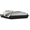 vidaXL Estructura de cama madera de ingenier&iacute;a negra 150x200 cm