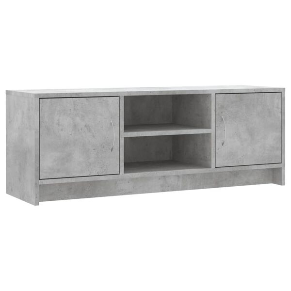 vidaXL Mueble de TV madera de ingenier&iacute;a gris hormig&oacute;n 102x30x37,5 cm