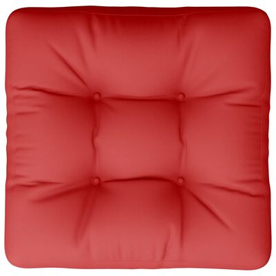 vidaXL Cojín para sofá de palets de tela rojo