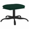 vidaXL Reposapi&eacute;s de terciopelo verde oscuro 60x60x36 cm
