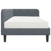 vidaXL Estructura de cama en esquina Gris oscuro 90 x 200 cm