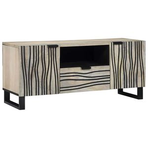 vidaXL Unidades de TV con caj&oacute;n 105 x 33 x 46 cm Madera contrachapada