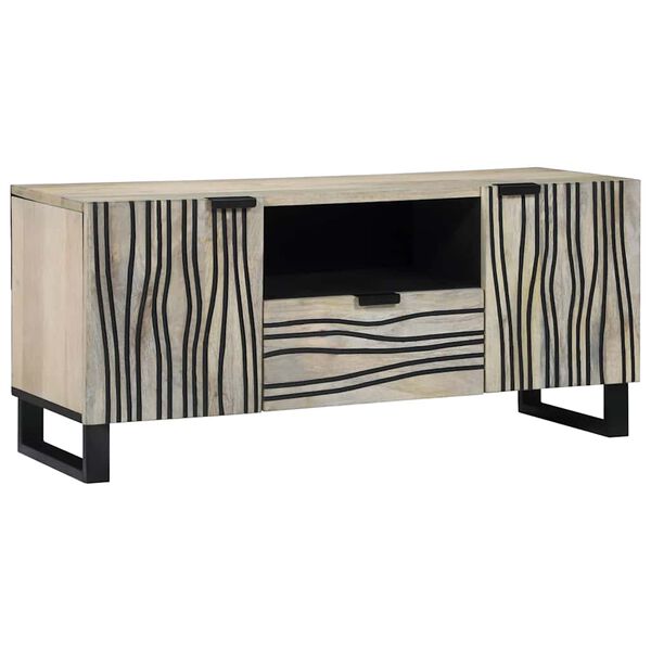vidaXL Unidades de TV con caj&oacute;n 105 x 33 x 46 cm Madera contrachapada