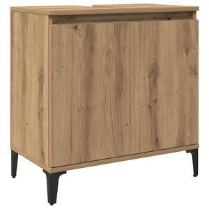 vidaXL Mueble de lavabo madera de ingenier&iacute;a roble artisan 58x33x60 cm