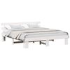 vidaXL Estructura de cama 200 x 200 cm Madera de pino macizo