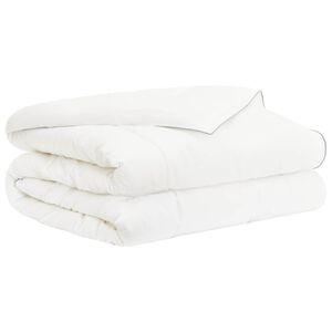 vidaXL Edred&oacute;n 200x240 cm Verano 200 GSM Lana australiana Blanco