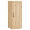 vidaXL Aparador de madera contrachapada roble Sonoma 34,5x34x180 cm
