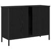 vidaXL Mueble de lavabo para ba&ntilde;o Roble Negro 80 x 30 x 60 cm