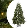 vidaXL &Aacute;rbol de Navidad artificial Verde 210 cm PVC y Metal
