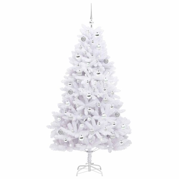 vidaXL Árbol de Navidad artificial con ramas articuladas 180 cm