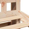 vidaXL Cama con estanter&iacute;a sin colch&oacute;n madera maciza de pino 75x190 cm