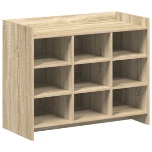 vidaXL Armario Zapatero Roble Sonoma 85 x 39,5 x 70 cm