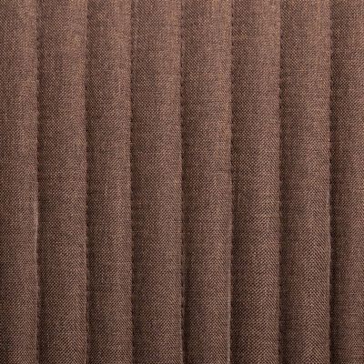 vidaXL Sillas de comedor 4 unidades de tela marrón