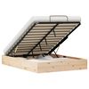 vidaXL Estructura de Cama Ottoman con Almacenamiento Natural