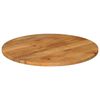 vidaXL Tablero de mesa redondo madera maciza de mango &Oslash; 70x2,5 cm