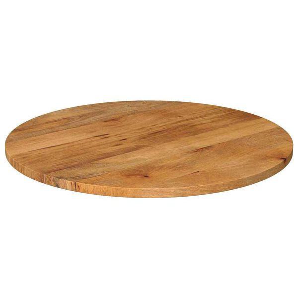 vidaXL Tablero de mesa redondo madera maciza de mango &Oslash; 70x2,5 cm