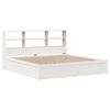 vidaXL Cama sin colch&oacute;n madera maciza de pino blanca 180x200 cm