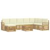 vidaXL Juegos de sof&aacute;s Madera de Acacia S&oacute;lida