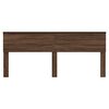 vidaXL Cabecero Roble Marr&oacute;n 200 cm Madera contrachapada
