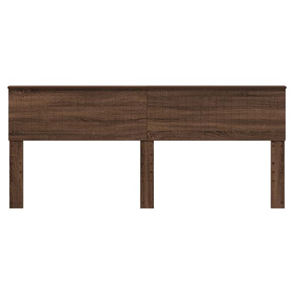 vidaXL Cabecero Roble Marr&oacute;n 200 cm Madera contrachapada