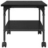 vidaXL Soporte para Impresora Roble Negro 50 x 40 x 38 cm