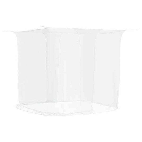 vidaXL Mosquitera colgante 156 malla blanca 220x200x210 cm