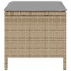 vidaXL Conjunto de Comedor de Jardín Beige Poliratán