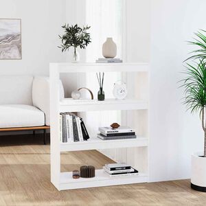 vidaXL Estanter&iacute;a/divisor de espacios madera pino blanco 80x30x103,5cm