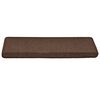 vidaXL Alfombrillas para escaleras 30 unidades 65x21x4 cm Marrón Café Borde Rectangular