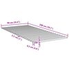 vidaXL L&aacute;minas de somier de cama madera maciza de pino 90x200 cm