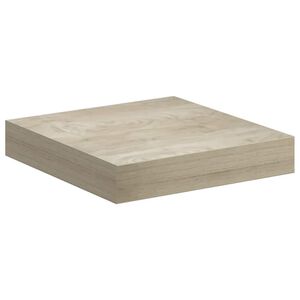 vidaXL Estante flotante de pared MDF color roble 23x23,5x3,8 cm