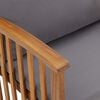 vidaXL Muebles de jardín 3 piezas con cojines madera maciza de acacia