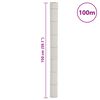 vidaXL Membrana de malezas PP blanca 1,5x100 m