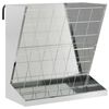 vidaXL Comedero de heno Plateado 71 x 33 x 70 cm 5 kg