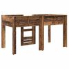 vidaXL Cama Litera para Ni&ntilde;os con colch&oacute;n Madera vieja 100 x 200 cm