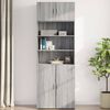 vidaXL Armario de pared madera de ingenier&iacute;a gris Sonoma 80x42,5x40 cm