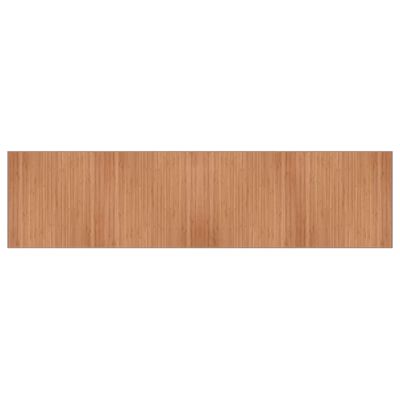 vidaXL Alfombra rectangular bambú color natural 100x400 cm