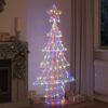 vidaXL &Aacute;rbol de Navidad con 240 LED Multicolor 180 cm Acr&iacute;lico
