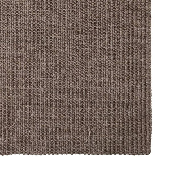 vidaXL Alfombra de sisal natural marr&oacute;n 66x300 cm
