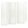 vidaXL Biombos divisores de 6 paneles 2 uds blanco acero 240x180 cm