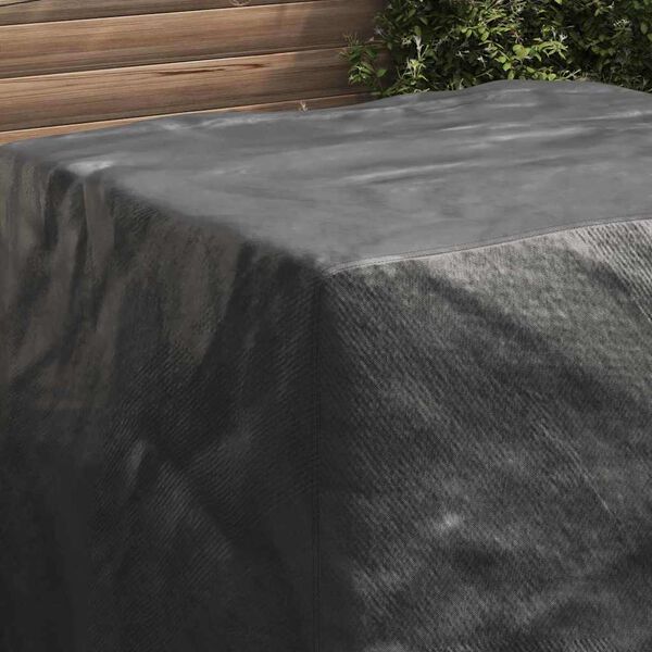 vidaXL Funda para muebles Liso Negro 116 x 100 x 120 cm 600D