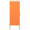 vidaXL Armario de almacenamiento acero naranja 80x35x101,5 cm