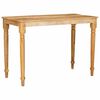vidaXL Mesa de Caf&eacute; Marr&oacute;n 110 x 55 x 77 cm Madera de mango maciza