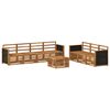 vidaXL Juegos de sof&aacute;s 8 uds. Madera de Acacia S&oacute;lida