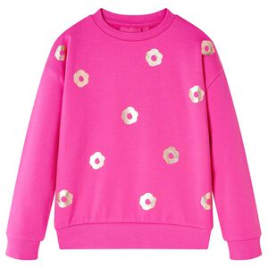Sudadera infantil rosa oscuro 104