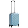 vidaXL Maleta con ruedas trolley r&iacute;gida azul ABS