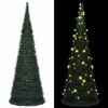 vidaXL &Aacute;rbol de Navidad emergente preiluminado con luces verde 180 cm