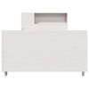 vidaXL Estructura de cama sin colch&oacute;n madera de pino blanca 90x200 cm